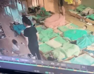 保育员被曝幼儿园内抱摔幼童，山东成武县公安局：行政拘留涉事保育员