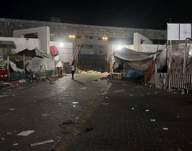 加沙地带最大医院心脏病治疗科室被以军炸毁