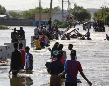 索马里持续暴雨引发洪水已致42人死亡