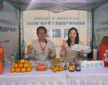 水果自由在广西 5G+直播助“中国金桔之乡”香飘全国