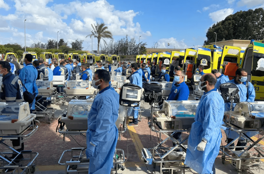 加沙希法医院28名早产儿疏散至埃及 均受严重感染